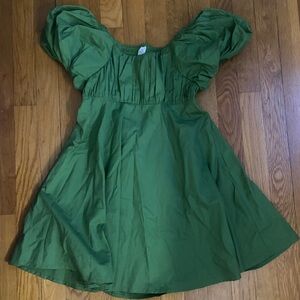 Abrocombie kids, green, girls 7/8, stretchy dress, never used, great condition